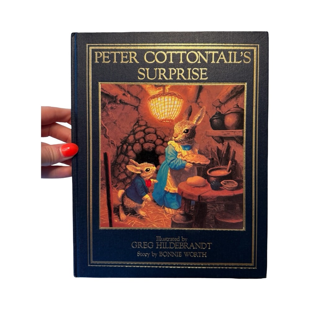 Peter Cottontails Surprise 1985 Greg Hildebrandt First Edition Hardcover Book